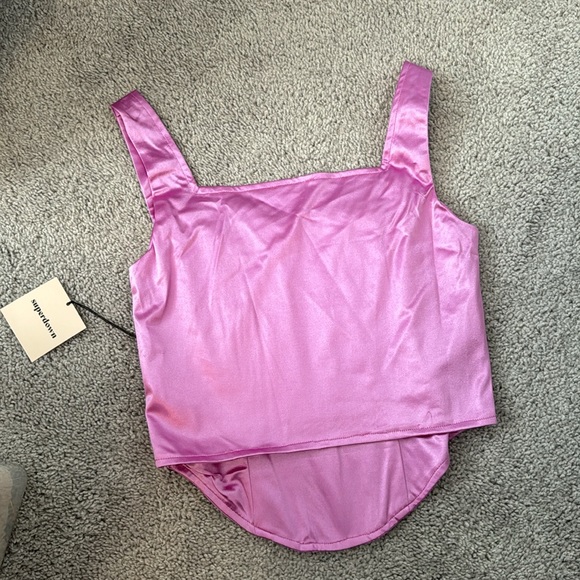 Superdown Catey Corset Top in Purple - Picture 6 of 6